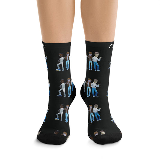 Alex the Great: Step Into Greatness Crew Socks (black)