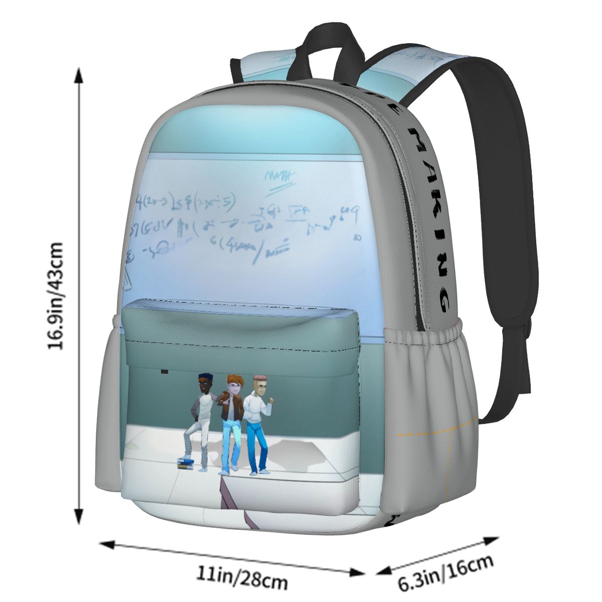 Alex the Great All in One Backpack (Cloth pockets)