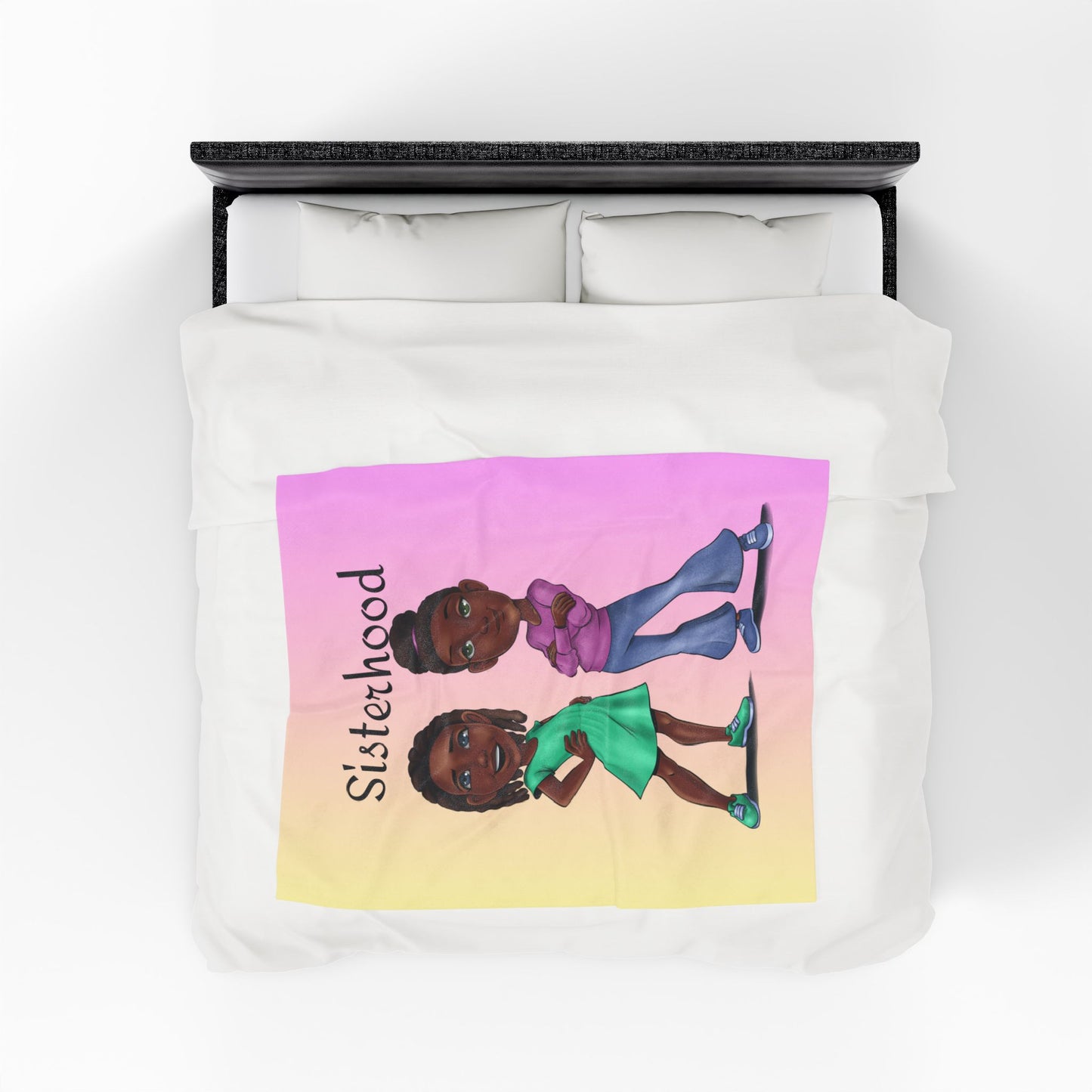 Zoe & Chloe “Sisterhood” Plush Blanket