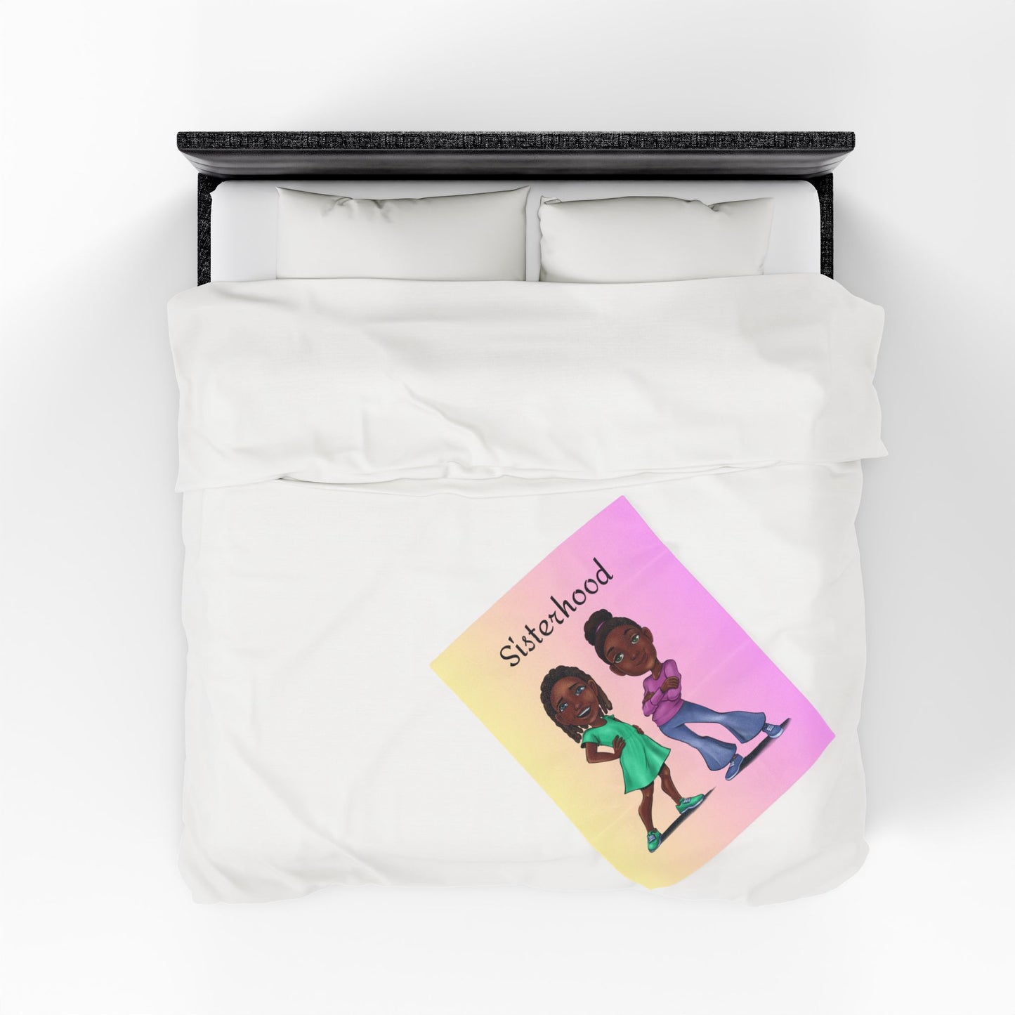 Zoe & Chloe “Sisterhood” Plush Blanket