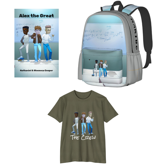 Alex the Great Back to School Bundle (Adult-size shirt)